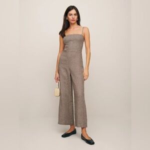 Reformation Overland Linen Jumpsuit
